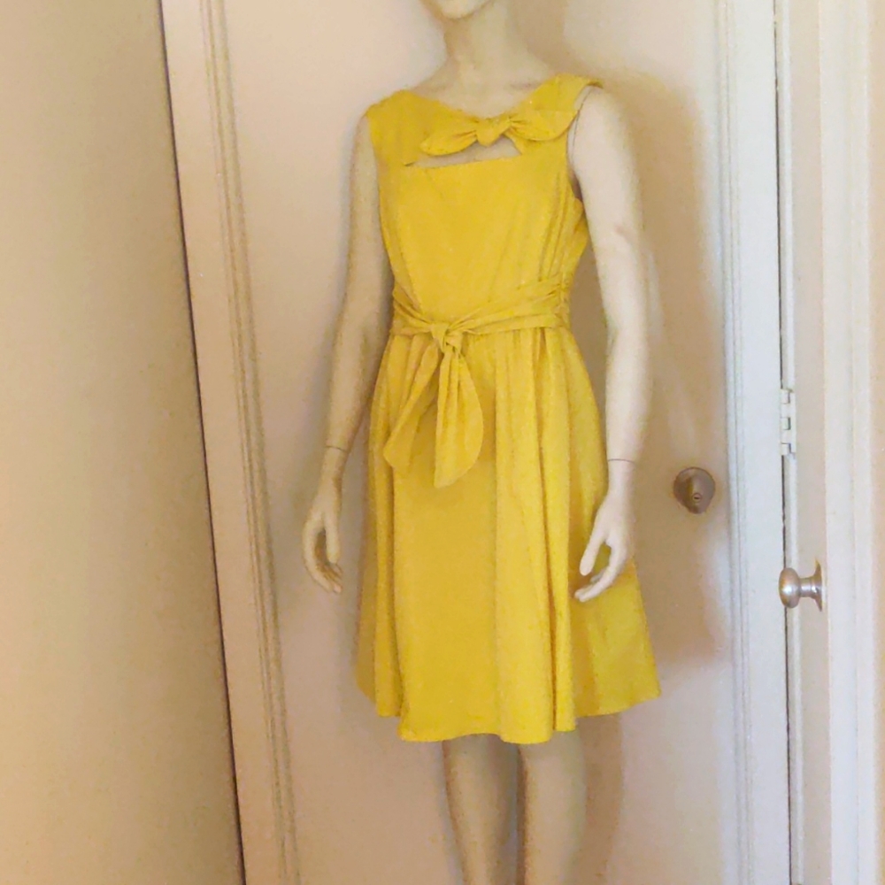 NWT Nanette Lepore sz 8 Last Summer Dress YELLOW